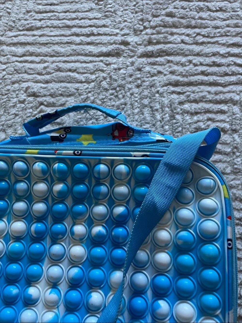 Kids Blue Pop It Shoulder Bag - Brand Unknown